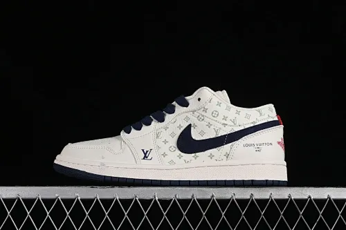 All categories Air Jordan Jordan series basketball shoes Air Jordan 1 Low High-end customized low-top sneakers Special offer Air Jordan 1 Low AJ1 Joe 1LV joint-Mi Cheng High-end customized low-top retro casual sneakers WG8850-001